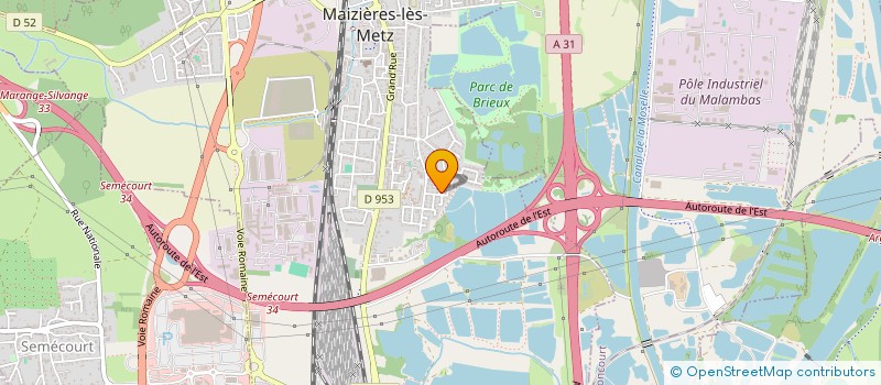 localisation de l'entreprise S.C.I. NAO  MAIZIERES-LES-METZ