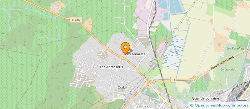 localisation de l'entreprise S.C.I. NARMIANA  NARBONNE