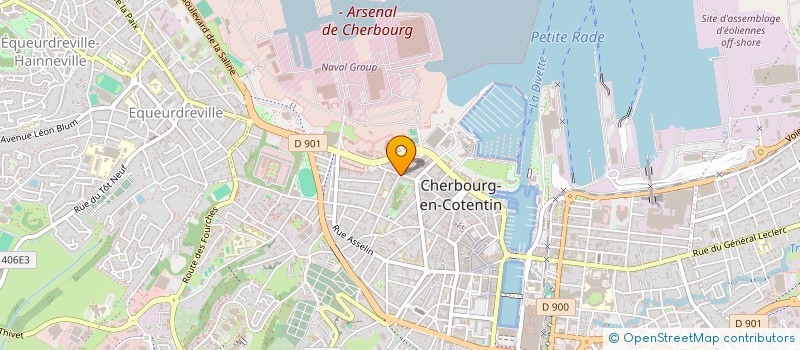 localisation de l'entreprise S.C.I NATHALIE DUBOST à CHERBOURG-EN-COTENTIN