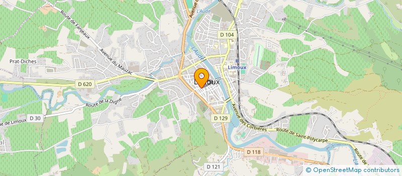 localisation de l'entreprise S.C.I. NATIVIA  LIMOUX