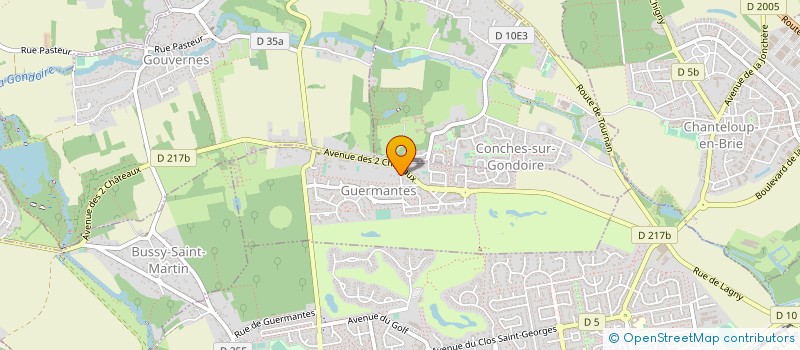 localisation de l'entreprise S.C.I  NATOL  GUERMANTES