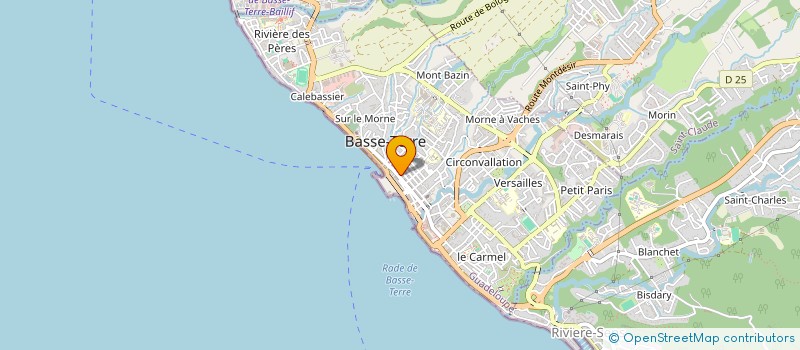 localisation de l'entreprise S.C.I NET 60. à BASSE-TERRE