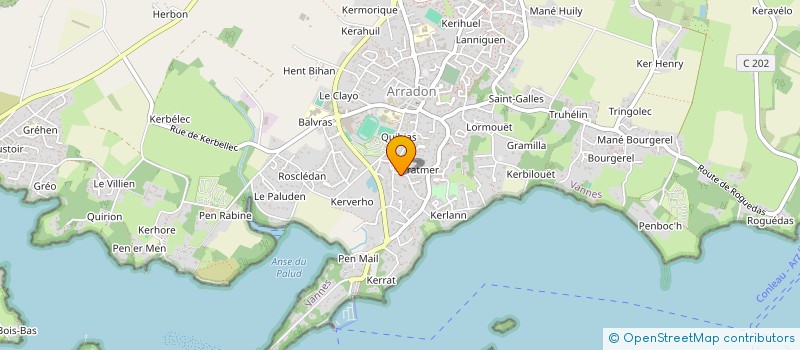 localisation de l'entreprise S.C.I. NEUROCEANE IMMOBILIER  ARRADON