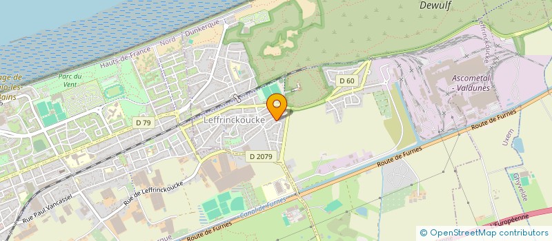 localisation de l'entreprise S.C.I. NICQ DE SAINT MICHEL  LEFFRINCKOUCKE