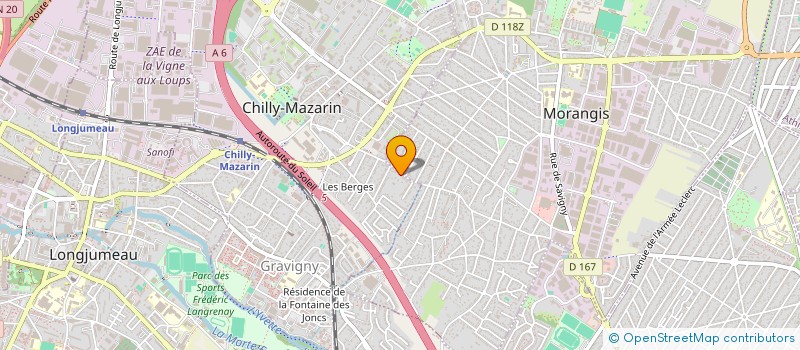 localisation de l'entreprise S.C.I. NLG à CHILLY-MAZARIN