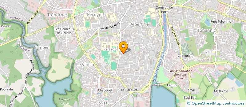 localisation de l'entreprise S.C.I. NOCK à VANNES