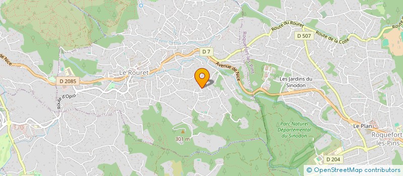 localisation de l'entreprise S.C.I. NORD EST IMMO  LE ROURET