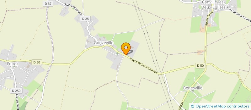 localisation de l'entreprise S.C.I. NOROIT  GONZEVILLE