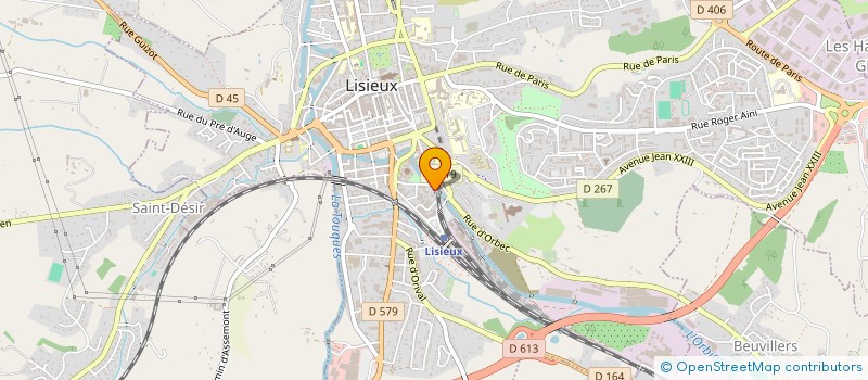 localisation de l'entreprise S.C.I. NORPRO à LISIEUX