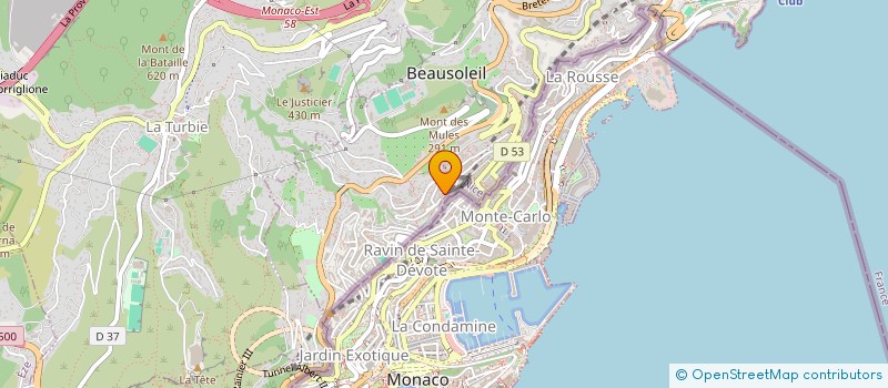 localisation de l'entreprise S.C.I NOSTRA STORIA  BEAUSOLEIL