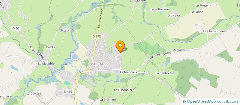 localisation de l'entreprise S.C.I. NOTRE DAME  PALLUAU