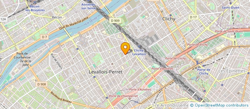 localisation de l'entreprise S C I NOUR à LEVALLOIS-PERRET