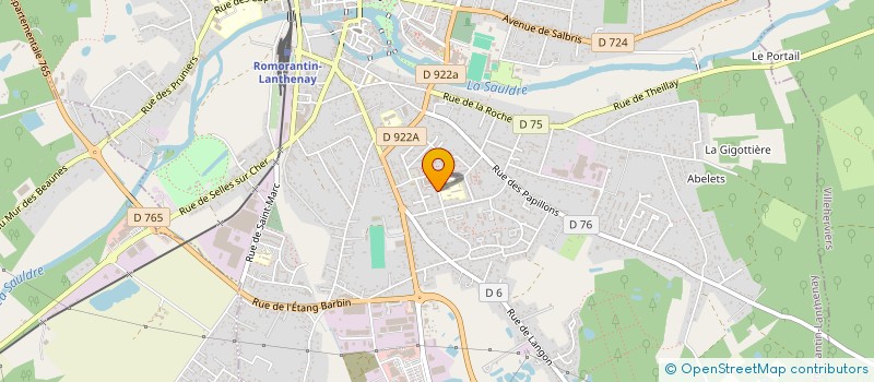 localisation de l'entreprise S.C.I. NOVIMO  ROMORANTIN-LANTHENAY