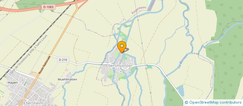 localisation de l'entreprise S.C.I. NS CREATION VR  EBERSMUNSTER