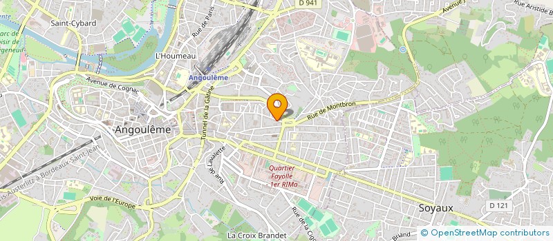 localisation de l'entreprise S.C.I.OCAMENCE à ANGOULEME
