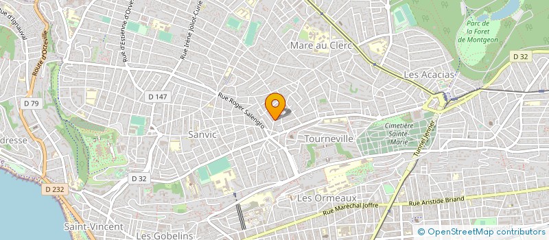 localisation de l'entreprise S.C.I. OCE à LE HAVRE