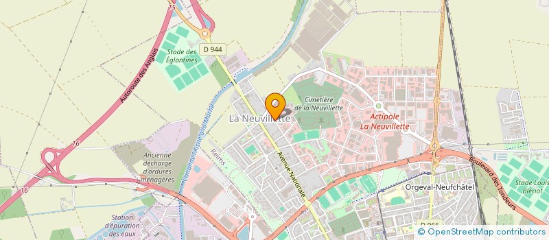 localisation de l'entreprise S.C.I. OCEAN  REIMS