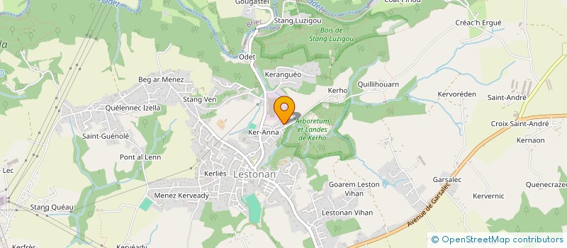 localisation de l'entreprise S.C.I. ODET  ERGUE-GABERIC