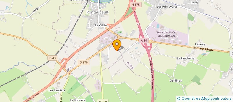 localisation de l'entreprise S.C.I. OGI-MONTAUDOIN  PONTAUBAULT