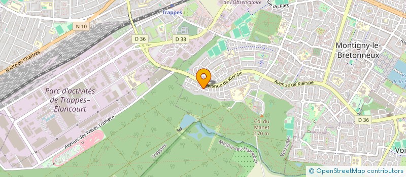 localisation de l'entreprise S.C.I OHANA - CAYLA  MONTIGNY-LE-BRETONNEUX