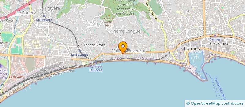 localisation de l'entreprise S.C.I. OIKOS  CANNES