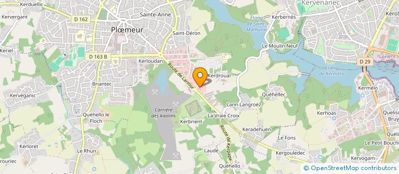 localisation de l'entreprise S.C.I. OKSOPACH à PLOEMEUR