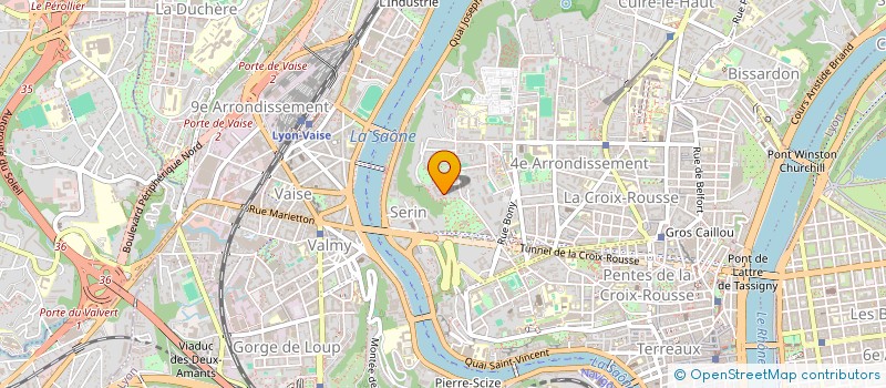 localisation de l'entreprise S.C.I. OLAL CROIX ROUSSE  LYON