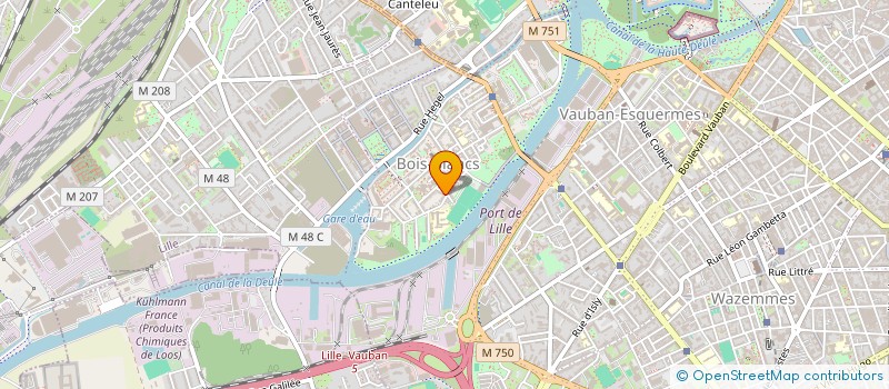 localisation de l'entreprise S.C.I. OLICARO à LILLE
