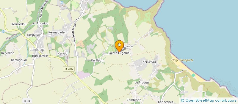 localisation de l'entreprise S.C.I. OLIVIER CLECH  PLOUHA