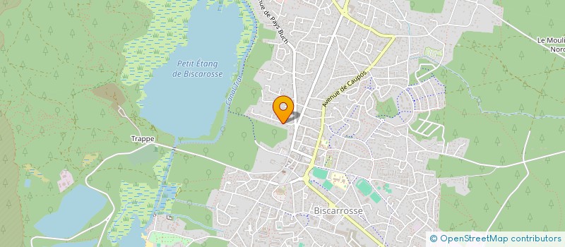 localisation de l'entreprise S.C.I OLYMPICA  BISCARROSSE