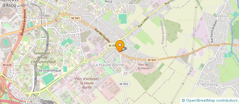 localisation de l'entreprise S.C.I. OMONT à VILLENEUVE-D'ASCQ