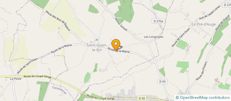 localisation de l'entreprise S.C.I OPALE  SAINT-OUEN-LE-PIN