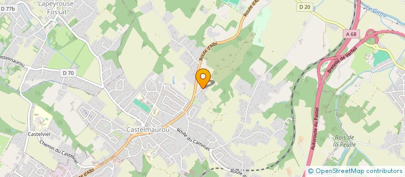 localisation de l'entreprise S.C.I OPLM  CASTELMAUROU