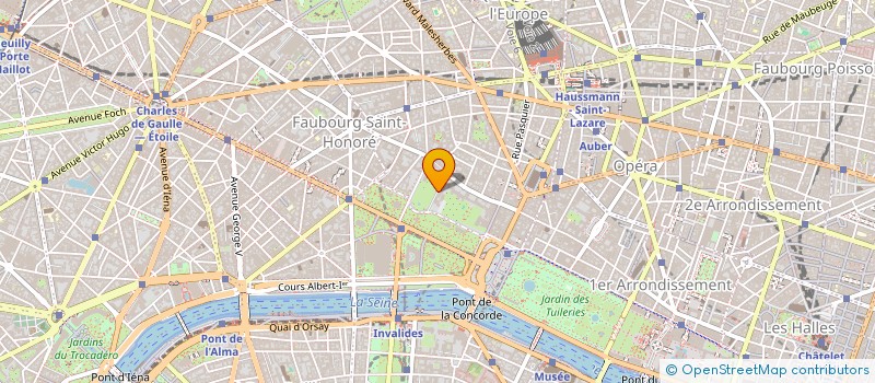 localisation de l'entreprise S.C.I OR  PARIS