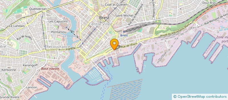 localisation de l'entreprise S.C.I. ORACLE 17  BREST