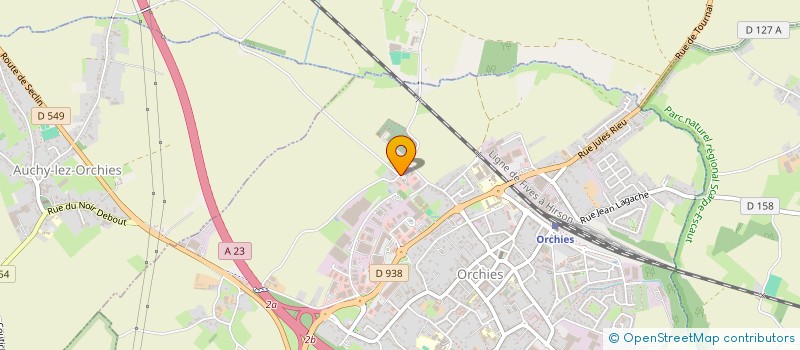 localisation de l'entreprise S.C.I ORCHIES LA VILETTE  ORCHIES