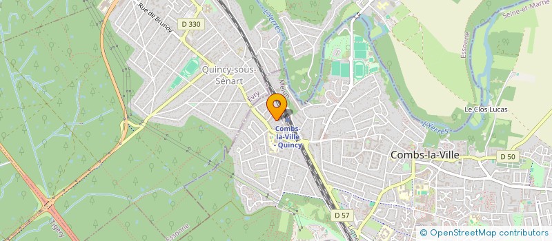 localisation de l'entreprise S.C.I OUCH  COMBS-LA-VILLE