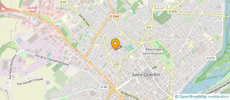 localisation de l'entreprise S.C.I. OVAT à SAINT-QUENTIN