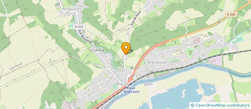 localisation de l'entreprise S C I OZEM  RIEUX