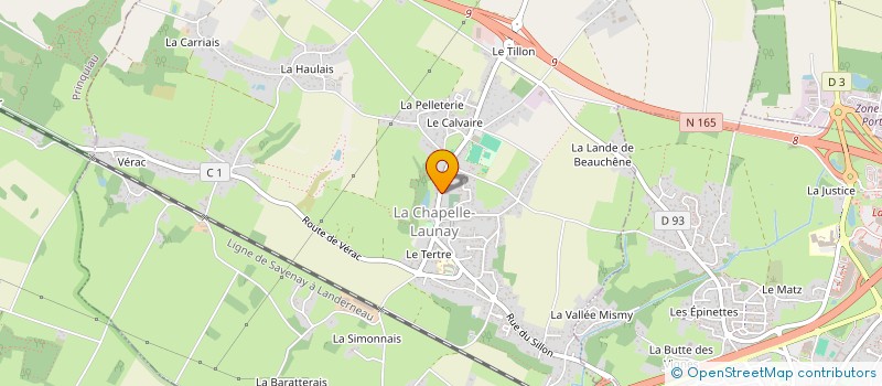 localisation de l'entreprise S.C.I. P.A.  SAINT-NAZAIRE