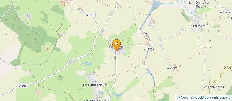 localisation de l'entreprise S.C.I. P.A.A.  THENEZAY