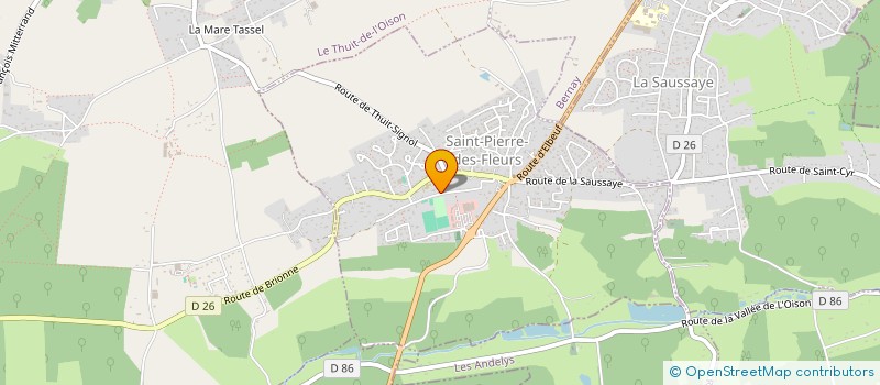 localisation de l'entreprise S.C.I.P.M.N.L  SAINT-PIERRE-DES-FLEURS