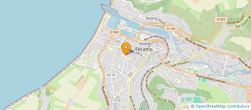 localisation de l'entreprise S.C.I.  P.M2.G.K  FECAMP