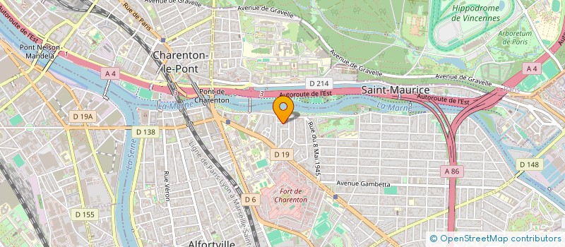 localisation de l'entreprise S.C.I. P&S à MAISONS-ALFORT