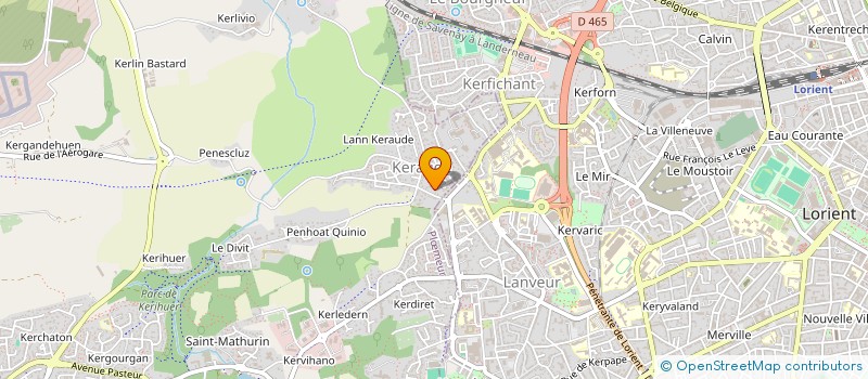 localisation de l'entreprise S.C.I. P.V.P.P.  PLOEMEUR