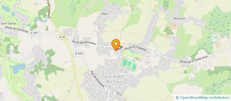 localisation de l'entreprise S.C.I PACO  SAINT-ANDRE-DES-EAUX