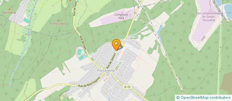 localisation de l'entreprise S.C.I. PAILLOT PCP  PORCELETTE