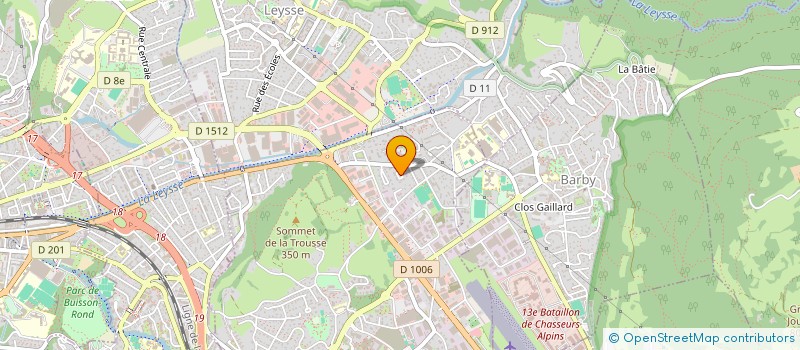 localisation de l'entreprise S.C.I. PALLUAN  LA RAVOIRE