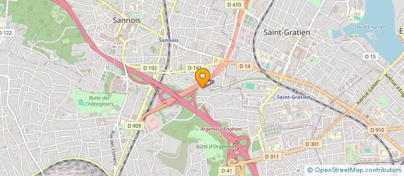 localisation de l'entreprise S.C.I. PALMATUM  SANNOIS