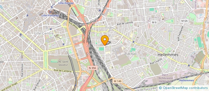 localisation de l'entreprise S.C.I PAMALVI à LILLE